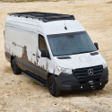 Mercedes-Benz Sprinter 2019-2024 (4318mm Hjulbas) Förlängning för Mesa Takräcke Westin - Texturerad Svart