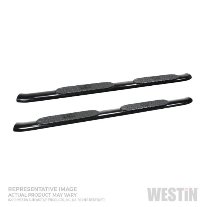 Chevrolet Silverado 1500 & GMC Sierra 1500 2019-2024 Dubbelcab PRO TRAXX 4 Ovala Sidosteg - Westin - Svart i gruppen Välj bilmodell / Chevrolet / Silverado 2019+ hos DDESIGN Scandinavia AB (wes21-24125)