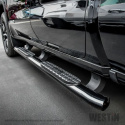 Chevrolet Silverado 1500 & GMC Sierra 1500 2019-2024 Dubbelcab PRO TRAXX 4 Ovala Sidosteg - Westin - Svart