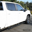 Chevrolet Silverado/Sierra 1500 Crew Cab (Ej LD) 2019+ PRO TRAXX 4 Ovala Sidosteg - Svart Westin