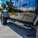 Jeep Gladiator 2020-2024 PRO TRAXX 4 Ovala Sidosteg Westin - Svart