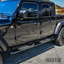 Jeep Gladiator 2020-2024 PRO TRAXX 4 Ovala Sidosteg Westin - Svart