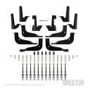 Jeep Gladiator 2020-2024 PRO TRAXX 4 Ovala Sidosteg Westin - Svart