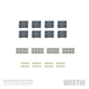 Ford F-150 2004-2014 SuprCab/SuprCrew (Exkl Heritage) Monteringssats för Premier Ovala Sidosteg - Westin - Svart