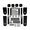 Dodge Ram 1500 2002-2008 Reg Cab E-Series 3tum Sidosteg Westin - Svart