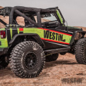 Jeep Wrangler 2007-2017 Triple Tube Rock Rail Steps Westin/Snyper - Texturerad Svart