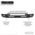 Dodge Ram 1500 2019+ (Exkl. 1500 Classic & Rebel Modeller) Pro-Mod Främre Stötfångare Westin