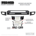 Dodge Ram 1500 2019+ (Exkl. 1500 Classic & Rebel Modeller) Pro-Mod Främre Stötfångare Westin