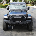 Jeep Wrangler JL 2018-2024 Full Width Främre Stötfångare - Texturerad Svart Westin