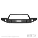 Jeep Wrangler JL 2018-2024 WJ2 Full Width Främre Stötfångare med Bull Bar / Frontbåge - Texturerad Svart Westin