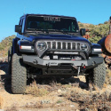 Jeep Wrangler JL 2018-2024 WJ2 Full Width Främre Stötfångare med Bull Bar / Frontbåge - Texturerad Svart Westin