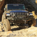 Jeep Wrangler JL 2018-2024 WJ2 Full Width Främre Stötfångare med Bull Bar / Frontbåge - Texturerad Svart Westin