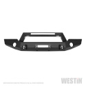 Jeep Wrangler 2018-2024 WJ2 Full Width Främre Stötfångare Med LED Ljusrampfäste Westin - Texturerad Svart