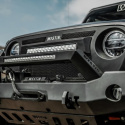 Jeep Wrangler 2018-2024 WJ2 Full Width Främre Stötfångare Med LED Ljusrampfäste Westin - Texturerad Svart