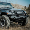 Jeep Wrangler 2018-2024 WJ2 Full Width Främre Stötfångare Med LED Ljusrampfäste Westin - Texturerad Svart
