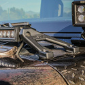 Jeep Wrangler 2018-2024 / Gladiator 2020+ LED-Rampsfäste Motorhuv Westin - Texturerad Svart