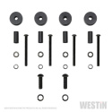 Jeep Wrangler 2018-2024 / Gladiator 2020+ LED-Rampsfäste Motorhuv Westin - Texturerad Svart