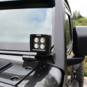 Jeep Wrangler JL 2018-2024 LED-Ljushållare A-Stolpe - Svart Westin