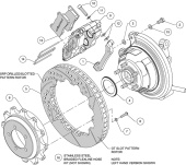 wil140-13013-DR Impreza WRX (5x100) Bakre Big Brake Kit för Handbroms Wilwood (6)