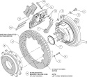 Impreza WRX (5x100) Bakre Big Brake Kit för Handbroms Wilwood