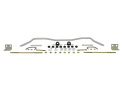 Ford Fairlane ZA / ZC / ZF / ZH / Fairmont XA / XC / XD / XR / XW / Falcon XA / XC / XD / XR / XW 1966-1982 Krängningshämmare - 20mm Ej Justerbar Whiteline
