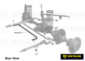 Nissan Patrol GU 1997-2016 Krängningshämmare - 24mm Ej Justerbar Whiteline