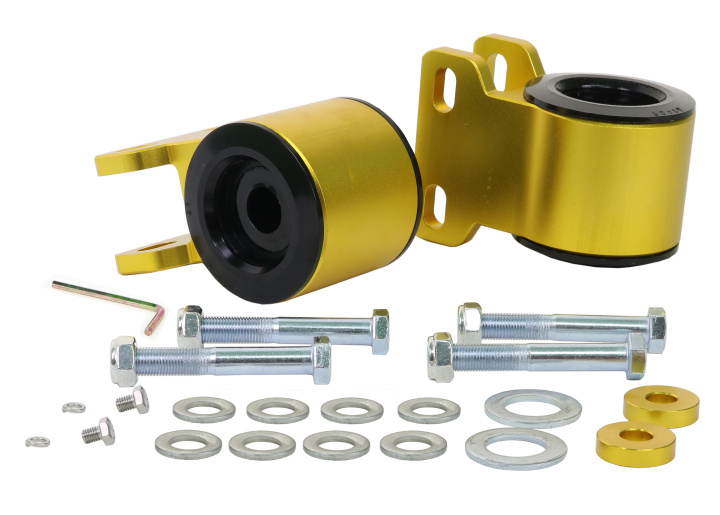 Ford Focus LS / LV / MK2 / Kuga TE / Mazda 3 BK / 5 CR / Volvo C30 MK1 / C70 542 / S40 MS / V50 MW 2004-2016 Länkarm Nedre - Inre Bakre Bussningskit - Dubbelt Offset Whiteline i gruppen Välj bilmodell hos DDESIGN Scandinavia AB (wl-KCA428)