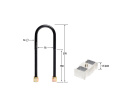 Sänkningsblock - Kit 1.5\'\' Whiteline