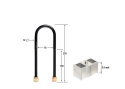 Sänkningsblock - Kit 2.5\'\' Whiteline