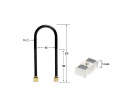 Sänkningsblock - Kit 1.5\'\' Whiteline