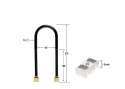 Bedford Kb MK2 / Holden Rodeo KB2 / KB4 / TFR / TFS / Nissan Datsun D21 / Navara D21 / D22 1972-2014 Sänkningsblock - Kit 1.5\'\' Whiteline