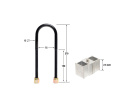 Sänkningsblock - Kit 2.5\'\' Whiteline