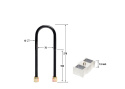 Sänkningsblock - Kit 1.5\'\' Whiteline