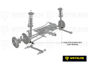 Subaru Forester SF / SG / Impreza GC / GD / GG / WRX / Legacy BC / BD / Liberty BC / BD / Outback BD 1989-2008 Länkarm Nedre Främre - Arm Bussningskit Whiteline