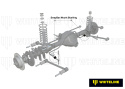 Ford Fairlane AU / Fairmont AU / Falcon AU / Ltd AU / Tickford Te / Tl / Ts 1998-2002 Krängningshämmarbussningar 21mm Whiteline