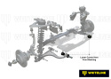 Ford Fairlane AU / Ford BA / Ford Fairmont AU / Ford Falcon AU / Ford Ltd AU / Ford Tickford Te m.fl. 1998-2008 Länkarm Nedre - Inre Främre Bussningskit - Dubbelt Offset Whiteline