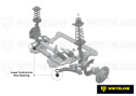 Lexus Rx / Toyota Alphard / Toyota Aurion / Toyota Camry / Toyota Harrier / Toyota Kluger m.fl. 2000-2021 Länkarm Nedre - Inre Bakre Bussningskit Whiteline