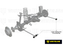 Ford Cortina TC / TE / Fairlane ZJ / Fairmont XD / Falcon XD / Ltd LTD 1972-1982 Trailing-Stag Nedre - Främre Bussningskit Whiteline