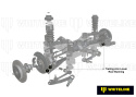 Hyundai Galloper JK / Mitsubishi Pajero NM / NS 1998-2022 Trailing-Stag Nedre - Bakre Bussningskit Whiteline