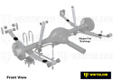 Holden E Series / F Series / H Series / Monaro HK / HT / Rodeo TFR / TFS / Wb UTE 1953-2003 Bladfjäder - Slipper Pad Bussningskit Whiteline