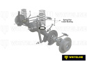 Jeep Gladiator JT / Wrangler JL / Universal Products Coil 2017-2020 Fjädersäte - Övre Bussningskit Whiteline