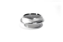 Rotiform Billet Hex Centrumkåpa Machined Silver (AeroDisc)