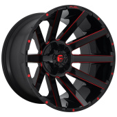 wlp-D64318909845 Fuel 1PC Contra 18X9 ET-12 6X135/139.7 106.10 Gloss Black Red Tinted Clear (1)