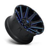 wlp-D64420001847 Fuel 1PC Contra 20X10 ET-18 8X180 124.20 Gloss Black Blue Tinted Clear (2)