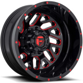 wlp-D65620829235 Fuel 1PC Triton 20X8.25 ET-201 8X200 142.00 Gloss Black Red Tinted Clear (1)