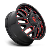 wlp-D656208293 Fuel 1PC Triton 20X8.25 ET105 8X210 154.30 Gloss Black Red Tinted Clear (2)