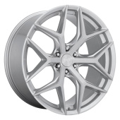 wlp-M23324008430 Niche 1PC Vice Suv 24X10 ET30 6X139.7 106.10 Gloss Silver Brushed (1)