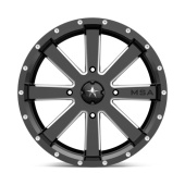wlp-M34-018737M MSA Offroad Wheels Flash 18X7 ET0 4X137 112.00 Gloss Black Milled (3)