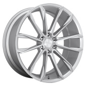 wlp-S24824008430 DUB 1PC Clout 24X10 ET30 6X139.7 106.10 Gloss Silver Brushed (1)