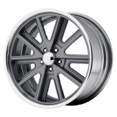 wlp-VN407710XX American Racing Vintage Vn407 17X10 ETXX BLANK 76.50 Two-Piece Mag Gray Center Polished Barrel (1)